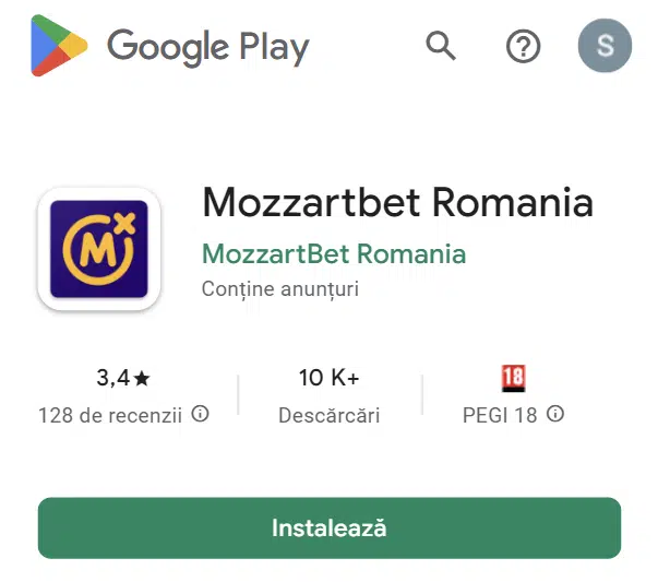 Mozzart Bet APK - aplicatia Android