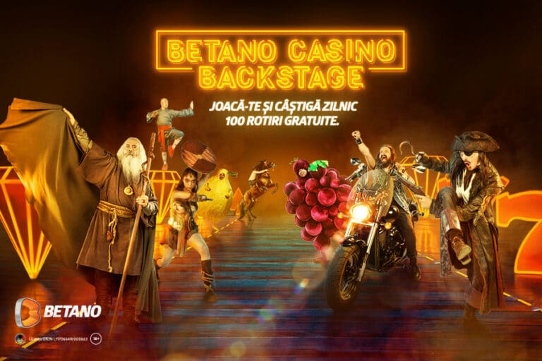 Intra in Backstage-ul Betano Casino