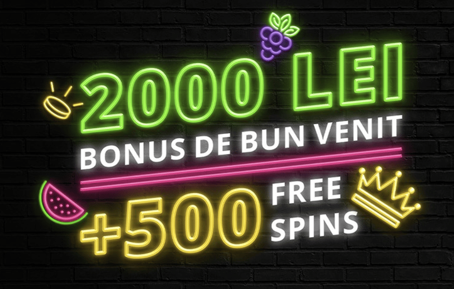 bonus fortuna casino 2.000 ron + 500 rotiri gratuite