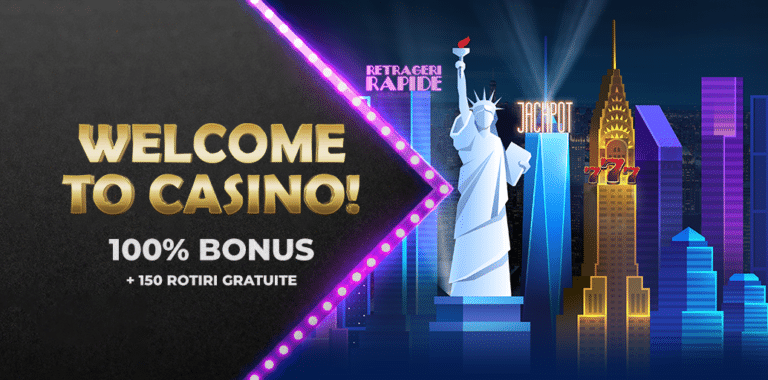 Bonus Manhattan Casino - 1.500 RON + 150 Rotiri Gratuite