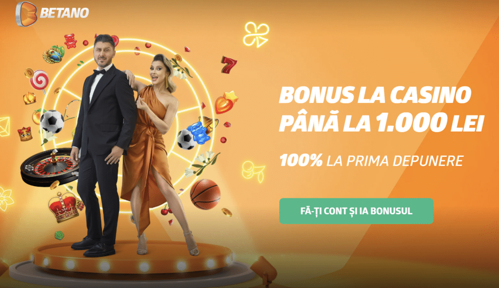Bonus Betano Casino - 1.000 RON la prima depunere