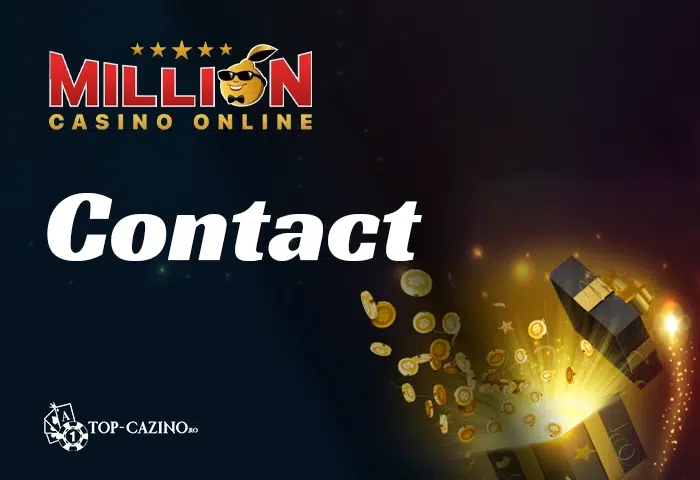 Million Casino contact - metode disponibile