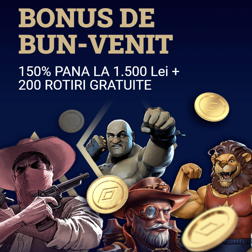 Bonus WinBoss Casino - 1.500 RON + 250 Rotiri Gratuite