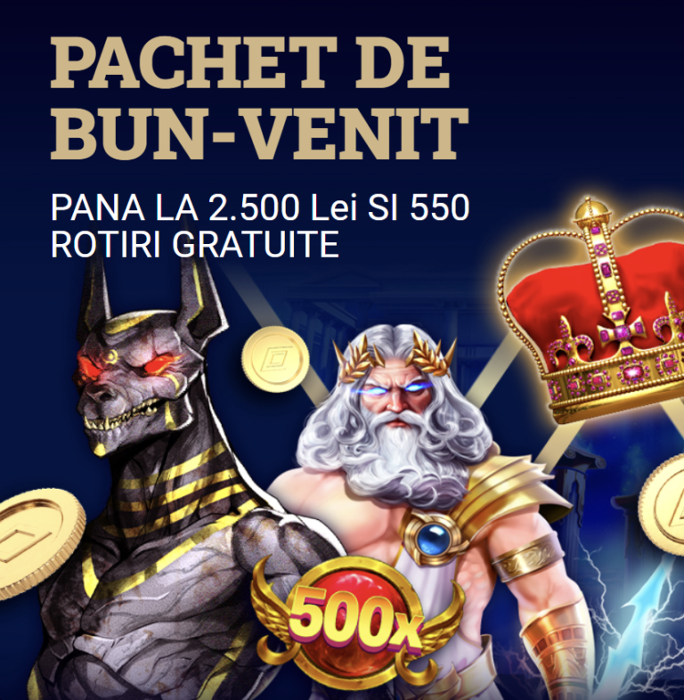 WinBoss Casino - Bonus 2.500 RON + 550 Rotiri Gratuite