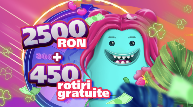 Yoji Casino - Bonus 2.500 RON + 450 Rotiri Gratuite