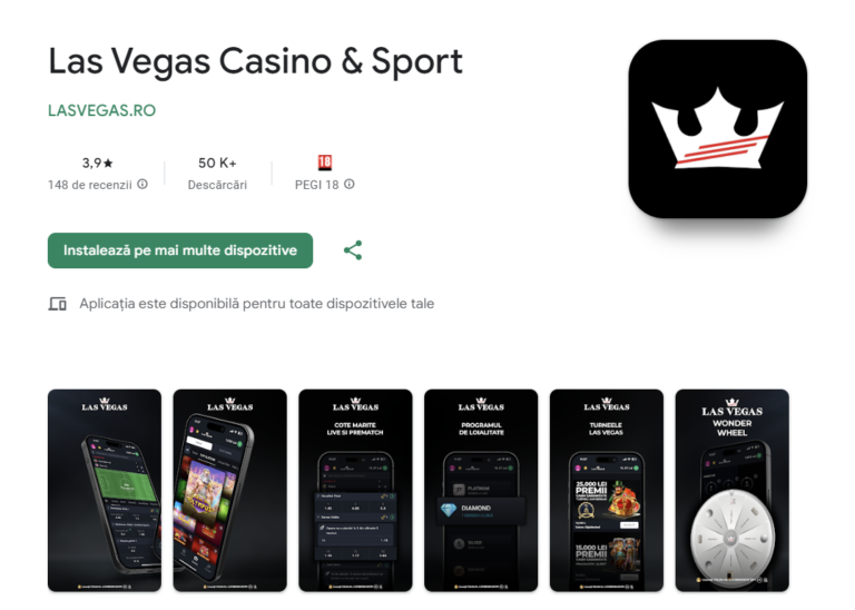 Las Vegas APK - aplicatia pentru Android