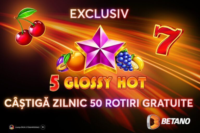 50 Rotiri Gratuite zilnic la Betano Casino