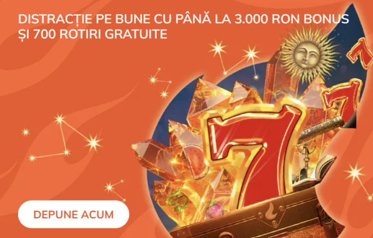 Luck Casino - Bonus 3.000 RON + 700 Rotiri Gratuite