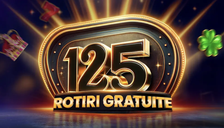 Spin Casino - 125 Rotiri Gratuite fara depunere