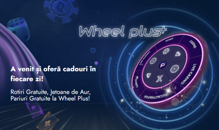 Wheel Plus - Bonusuri fara depunere pentru clientii existenti la PariuriPlus