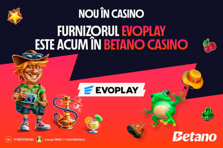 Evoplay - noul furnizor de jocuri din cazinoul Betano