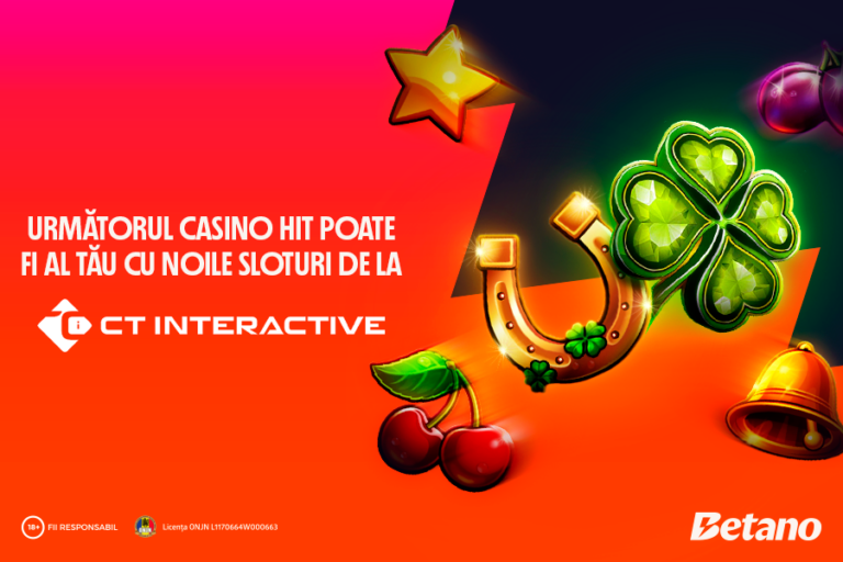 CT Interactive - noul furnizor din cazinoul Betano