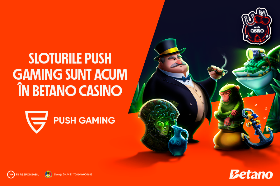 Jocurile Push Gaming se gasesc acum in cazinoul online Betano