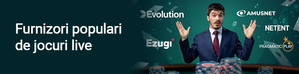  Furnizori populari de jocuri live